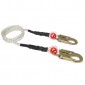 Cable de vida modelo LR20018 con gancho de ojo  doble seguro